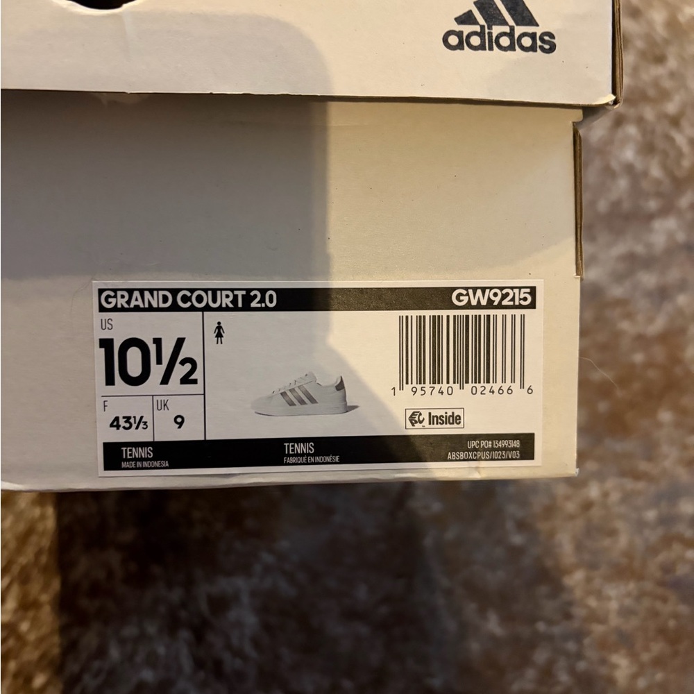 Adidas Grand Court 2.0 White Sneakers